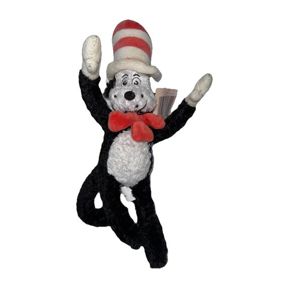 Universal Other - Universal Studios Dr. Seuss The Cat In The Hat Plush Stuffed Animal 11" 2003 VTG